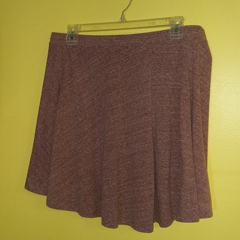 Tshirt Material Dusty Rose Skirt